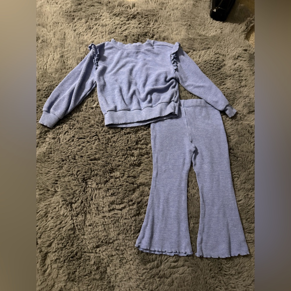 Little Sleepies PLAY waffle knit Set